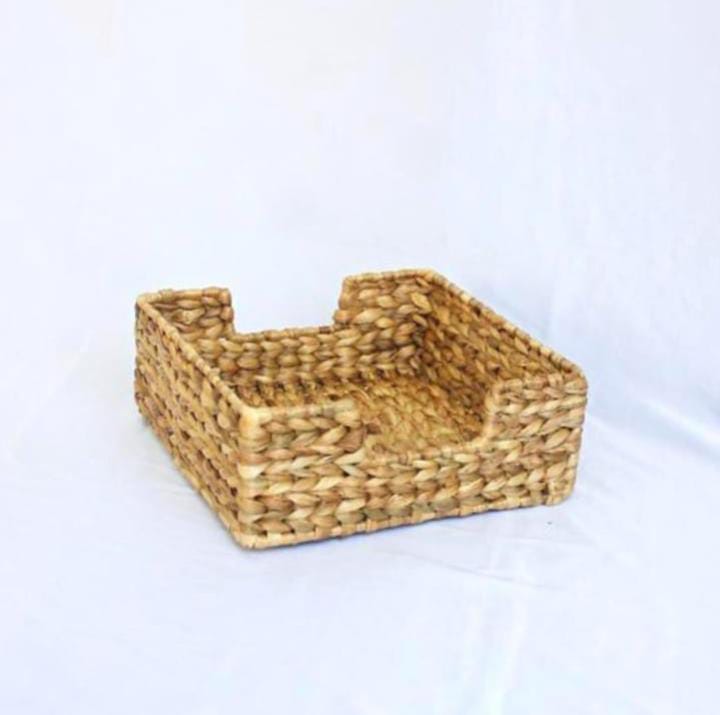 Box for napkin Water hyacinth