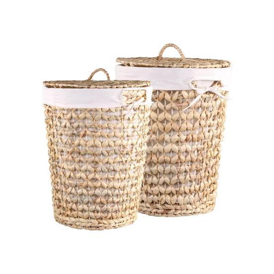 Laundry Basket With Linen