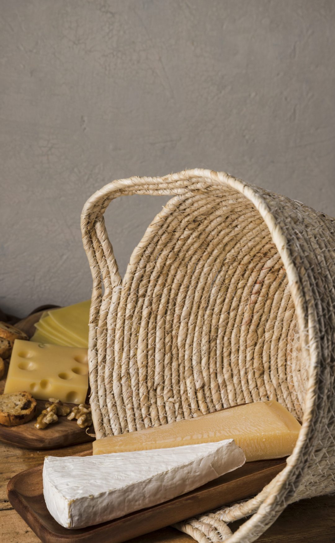 large-piece-cheese-wooden-tray-wicker-basket